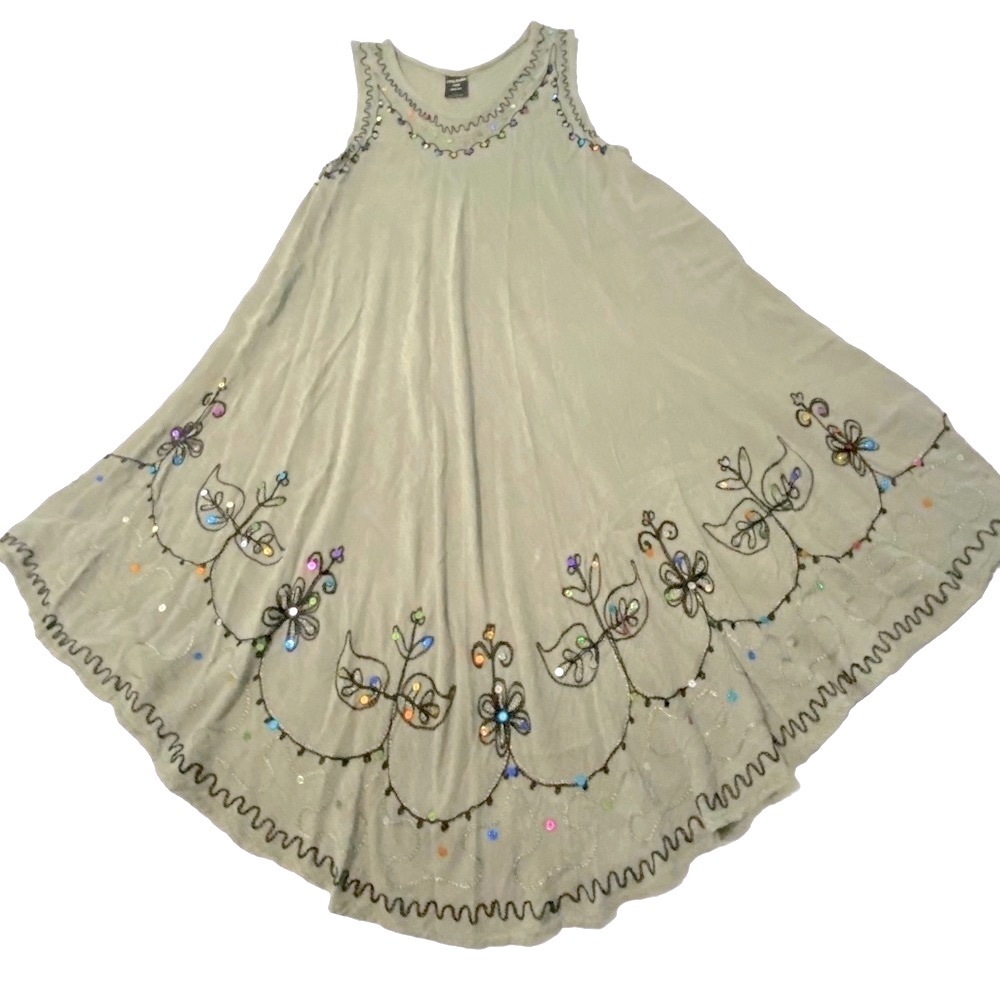 Anna Maria Sleeveless Dress Or Bathing Suit Cover Up